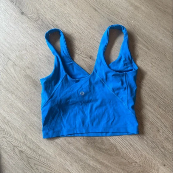 Blue lululemon align crop tank - Picture 3 of 3